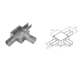 Caixa de derivação "T"